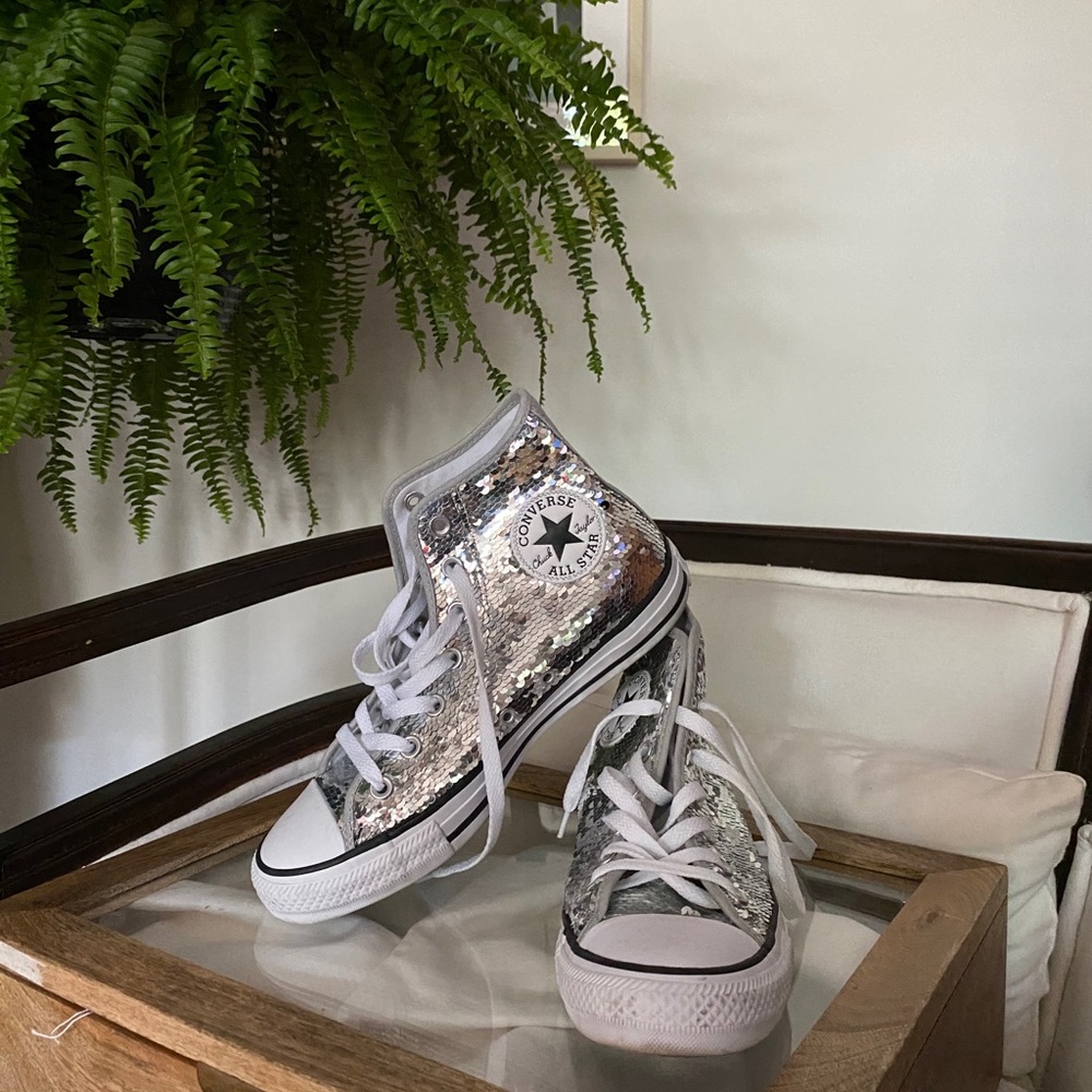 Converse sequins high tops